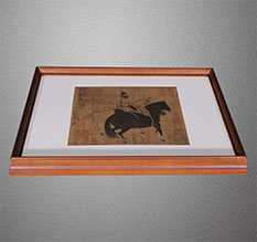 翁源书画装裱配框服务案例